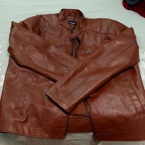 Forever 21 Faux Leather XL Jacket PRACTICALLY NEW!